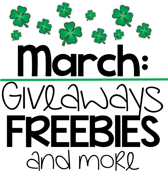 I Can't Believe It's Time Again For A New Month's Giveaways - March Giveaway (853x791)