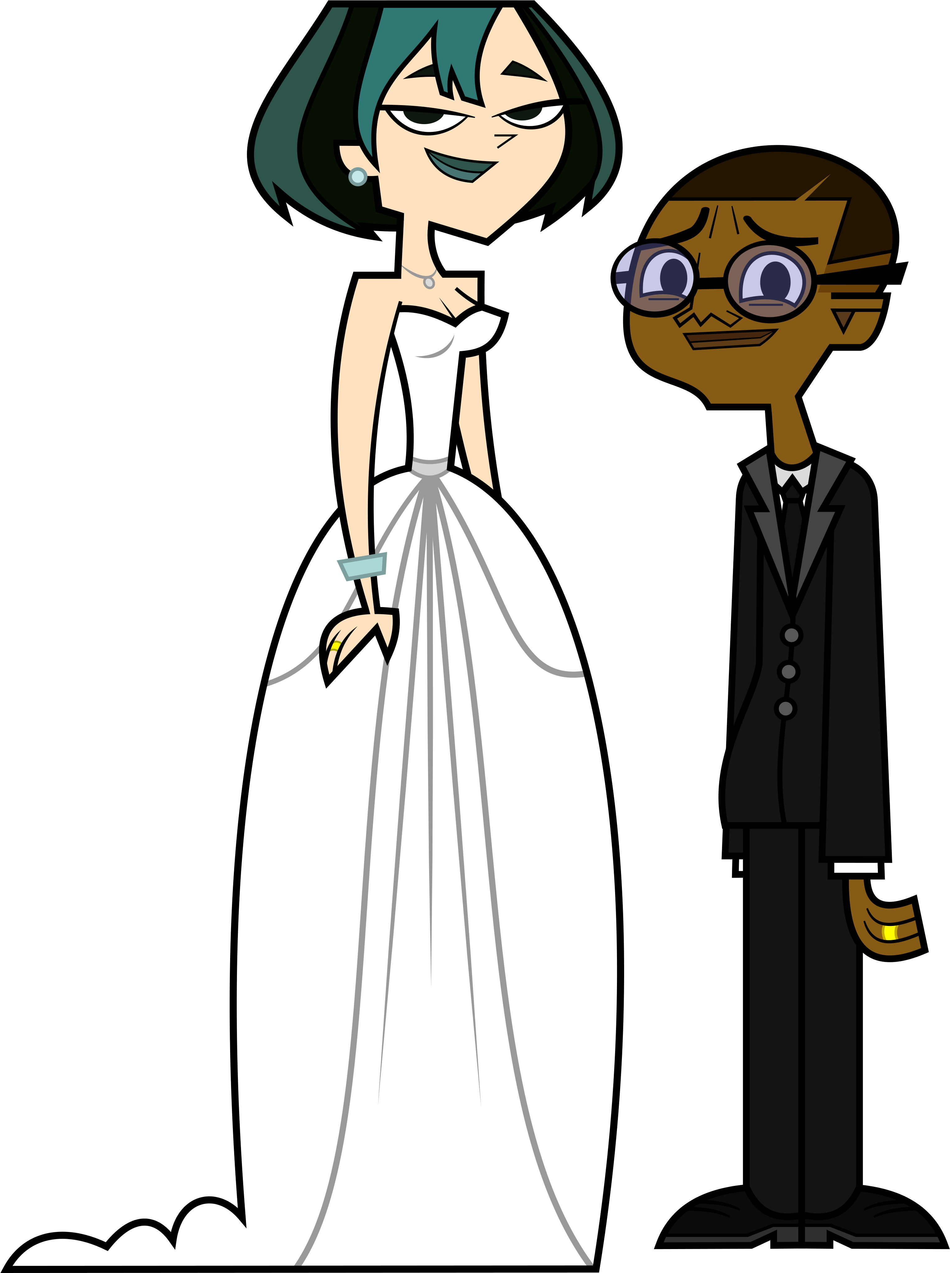 Gwemeron Wedding By Terrance Hearts Art - Total Drama Island Gwen (3791x4695)