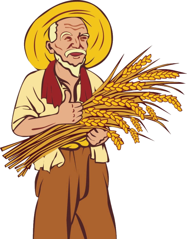 Farmer Agriculture Clip Art - Farmer Png (650x827)