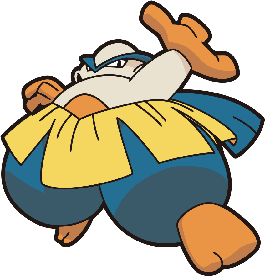297hariyama Ag Anime - Pokemon Hariyama (878x896)