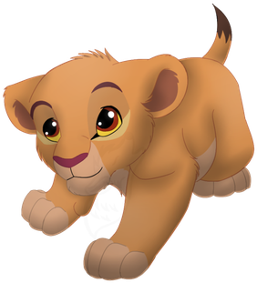 Baby Kiara By Sashashasta - Lion King Kiara Baby (412x350)