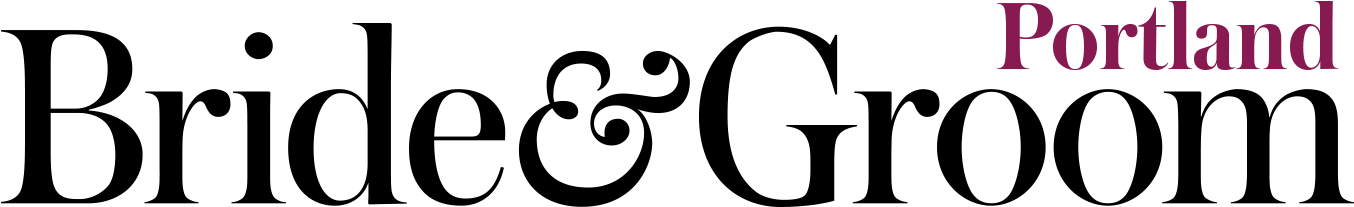 Portland Bride & Groom Features Our Wedding Cakes - Portland Bride And Groom Logo (1353x220)