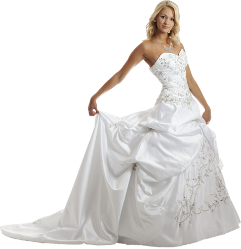 Pretty Wedding Background Pink Long Cleaners Dayton - Wedding Dress White Background (476x491)