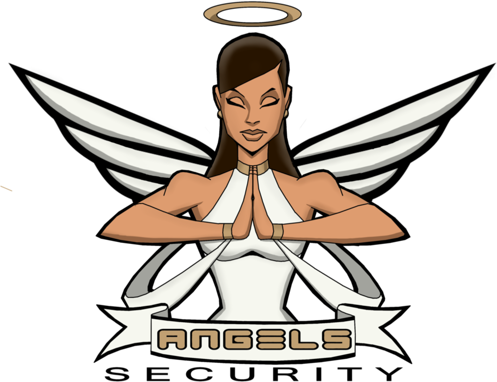 Angels Security Logo By Icemaxx1 - Cartoon (1008x792)