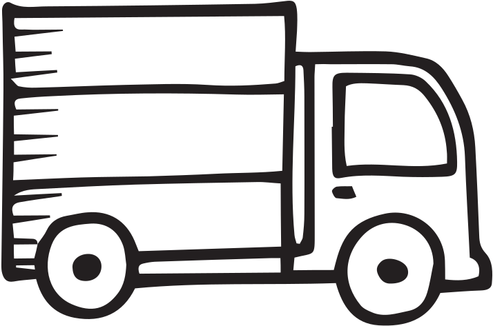 I Work In Distribution - Truck (853x853)
