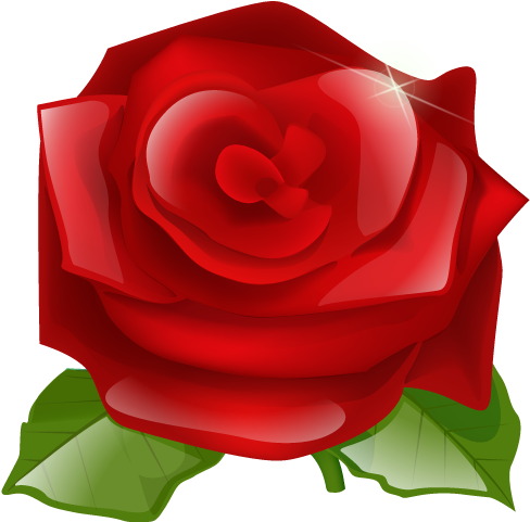 Red Rose Icon Transparent (512x512)