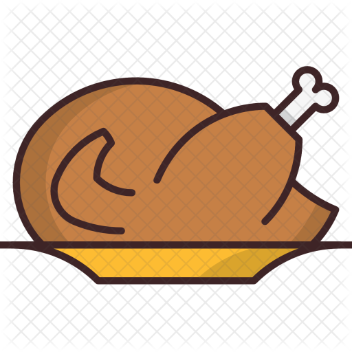 Turkey Icon - Illustration (512x512)