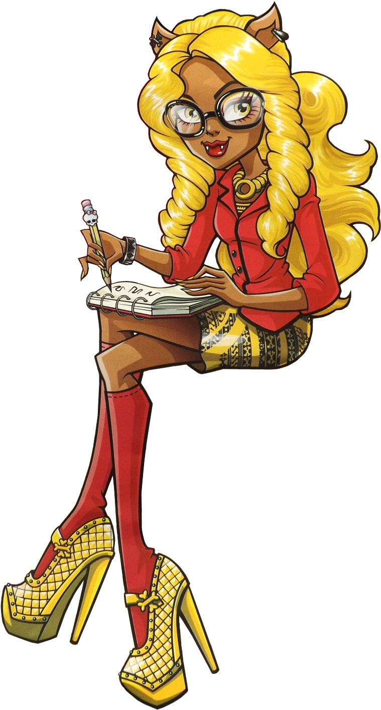 Nuevo Artwork/png De Clawdia Wolf - Monster High (781x1430)