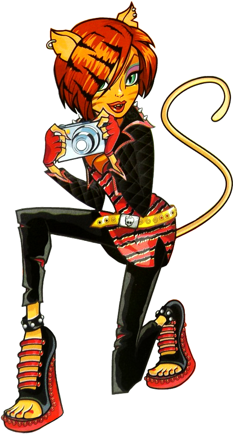 New Profile Art - Monster High Toralei Stripe (478x880)