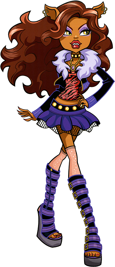 All About Monster High - Monster High Clawdeen Wolf (423x905)