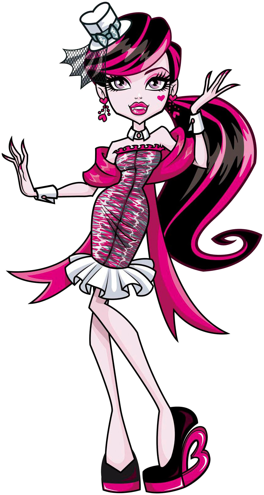 Monster High Dolls - Dawn Of The Dance Draculaura (849x1589)