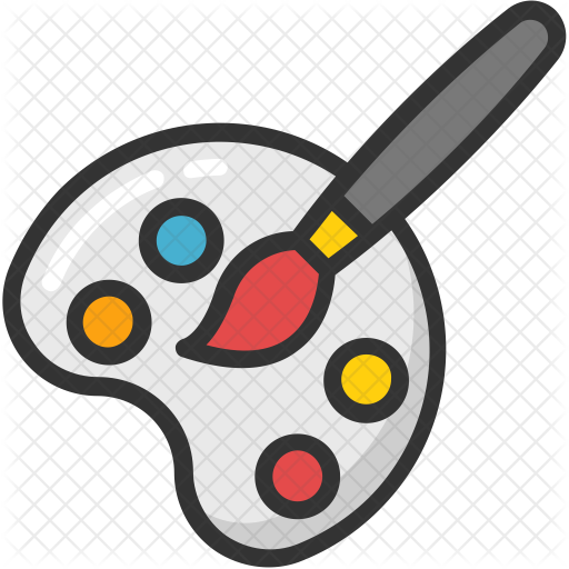 Painting Plate Icon - Painting (512x512)