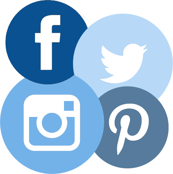 Social Media - Social Media Circle Icon (584x589)