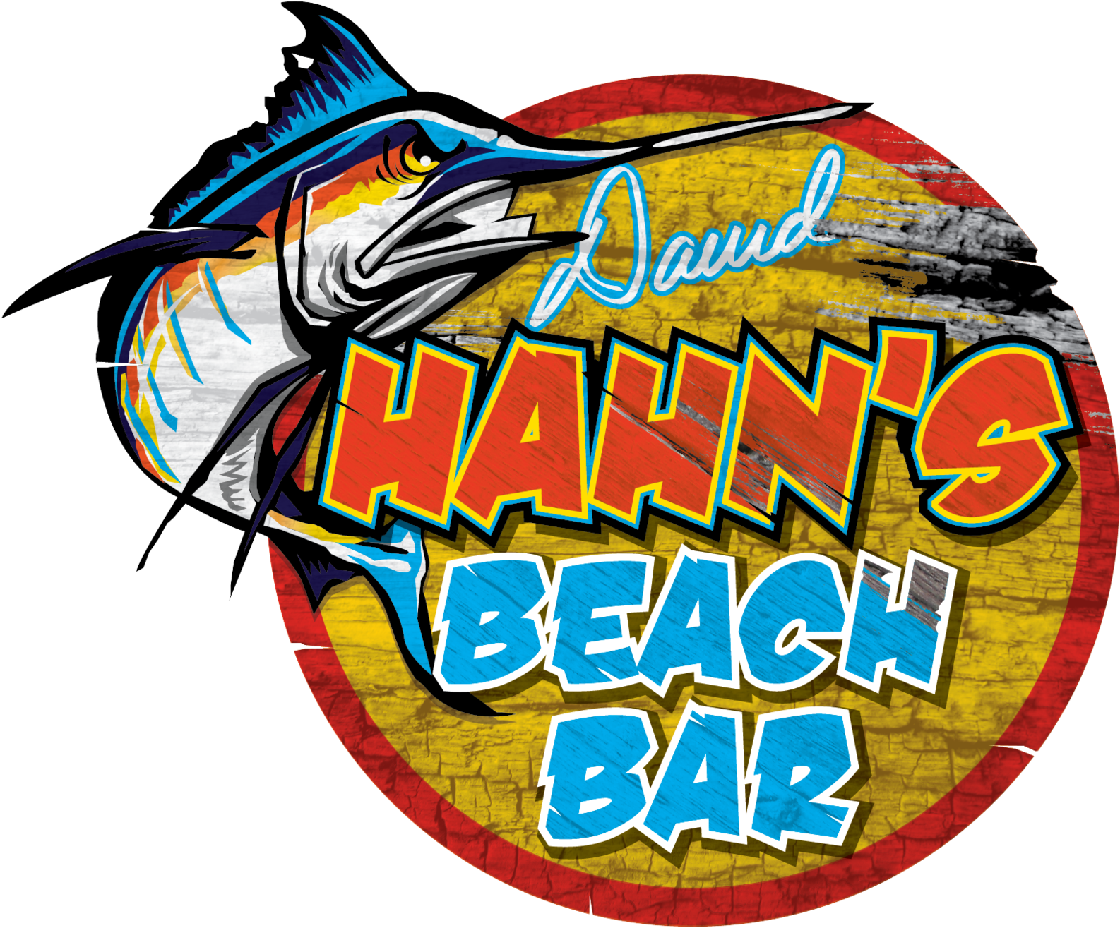 Hahn's Beach Bar By Graphicwolf Hahn's Beach Bar By - Atlantic Blue Marlin (1600x1344)