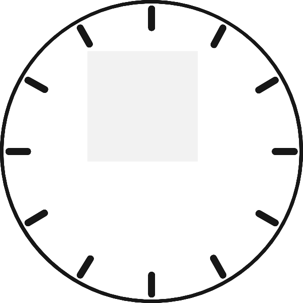 Blank Digital Clock Faces - Blank Digital Clock Faces (600x600)