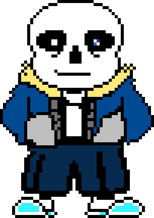 Agenttale Sans - Sans Bone Attack Sprite (510x720)