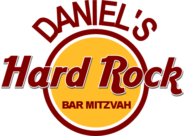 Hard Rock Cafe Bar Mitzvah Logo - V-t Custom White Vinyl Parking Sticker (2 1/4"x Quantity(125) (701x521)