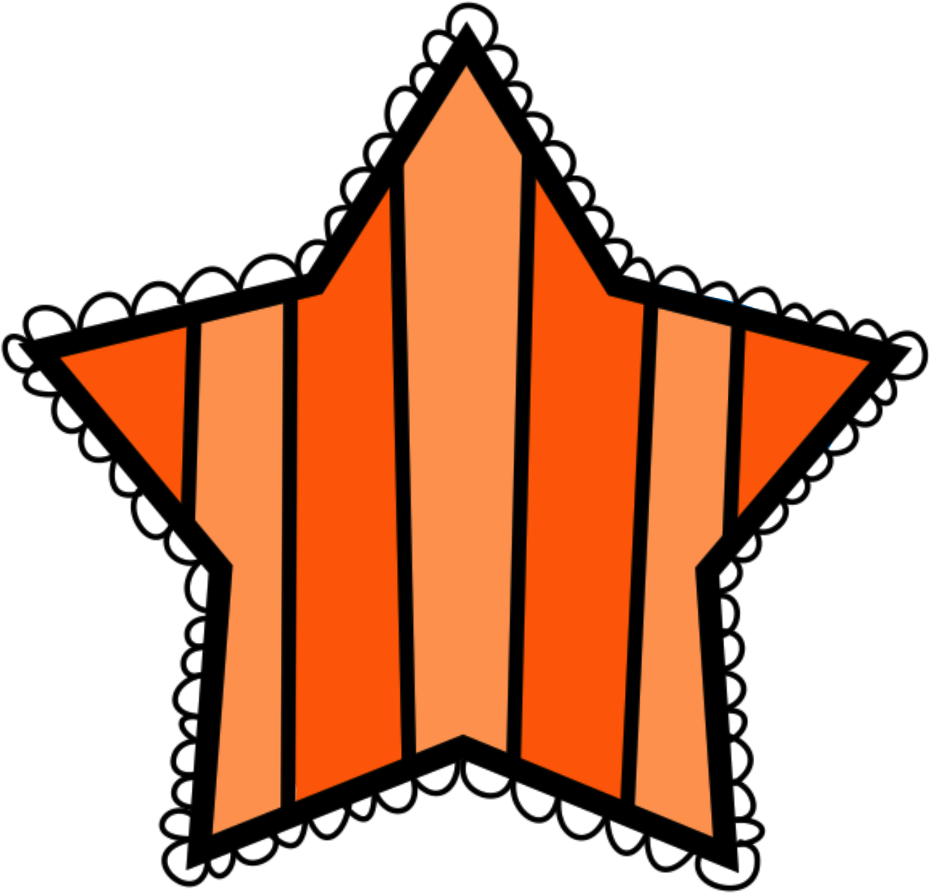 *✿*estrella*✿* - Green Polka Dot Star (1385x1405)