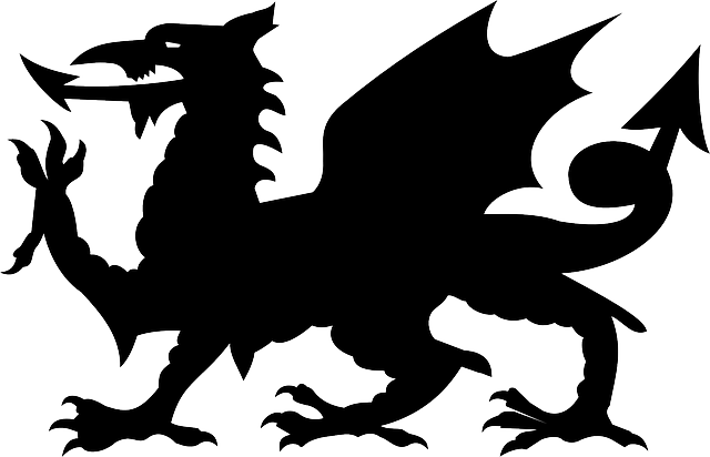 Dungeons And Dragons Fifth Edition Adventure Hook - Welsh Dragon Silhouette (640x412)