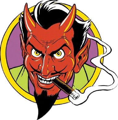 Fantasy Art, Comic Books, And D&d Have A Long History - Coop Devil Success Sticker (382x389)