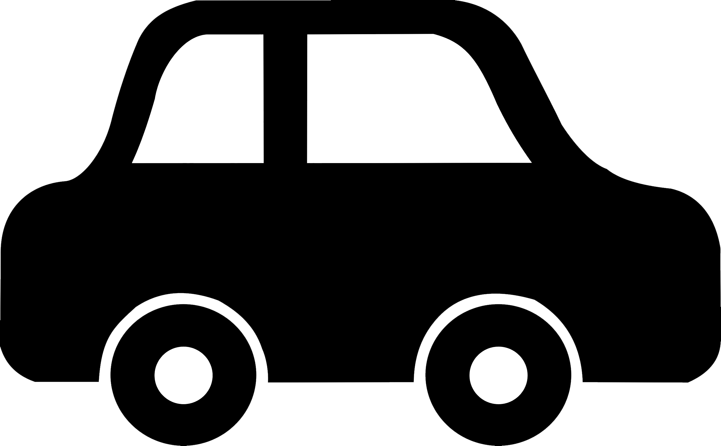 Cars - Car Clipart Black (2530x1567)