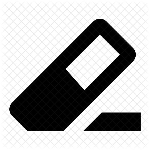 Erase Icon - Eraser (512x512)