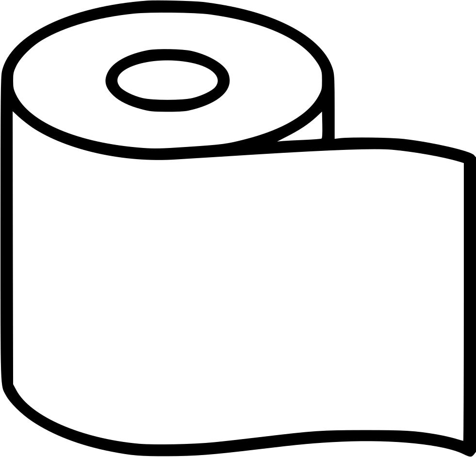Toilet Paper Svg Png Icon Free Download - Toilet Paper Roll Clip Art (981x942)