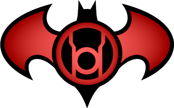 Batman Red Lantern Logo By Kalel7 - Batman Red Lantern Logo (705x444)