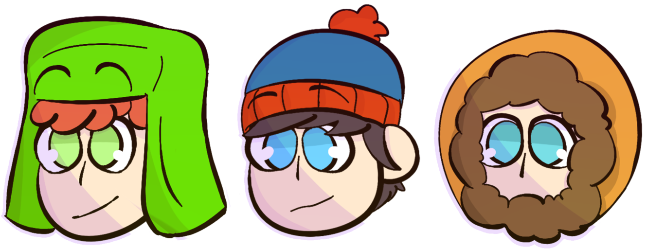 Tres Soft Boys By Eddoodles - Cartoon (1383x578)