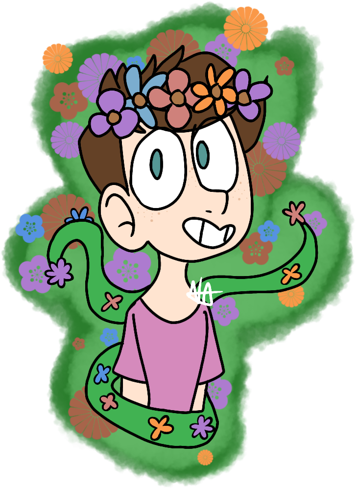 Springtime Ethan By Colorsplashtheartist - Cartoon (768x1024)