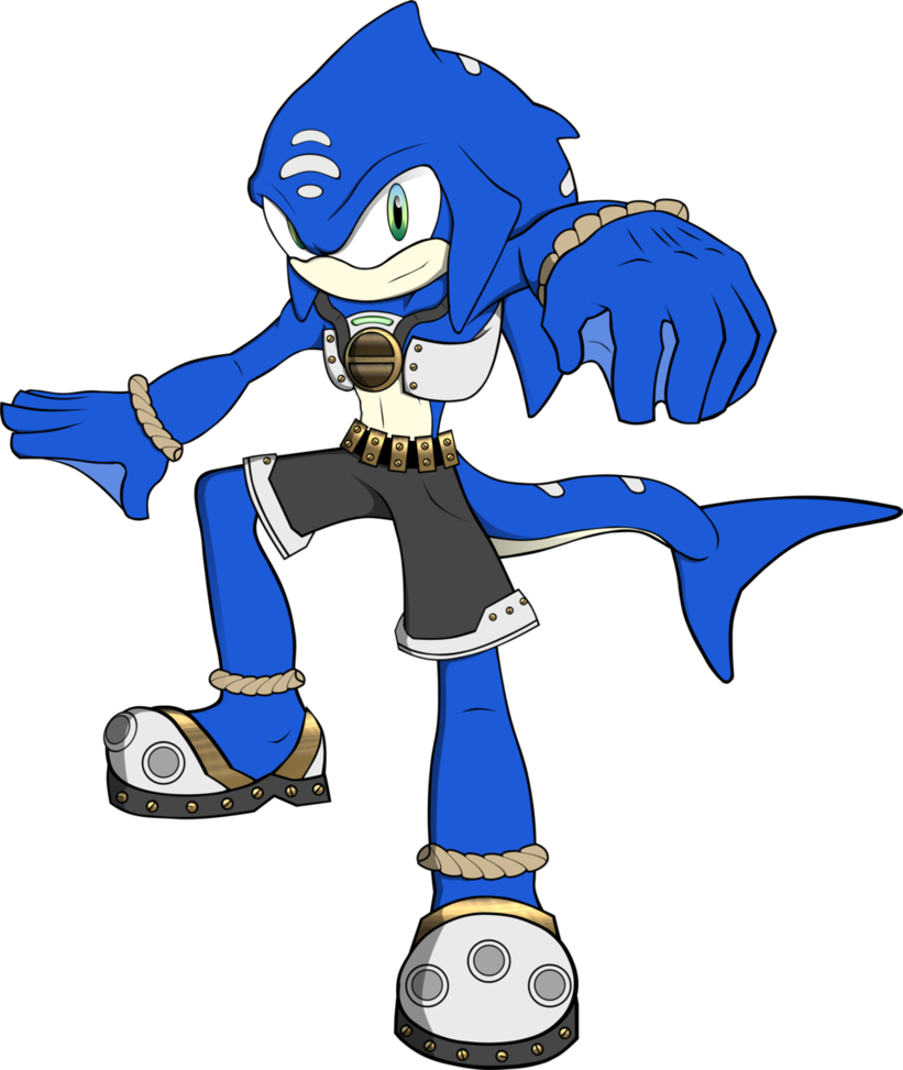 Torren The Whale Shark By Drown T Chameleon - Sonic Fan Characters Chameleon (821x973)