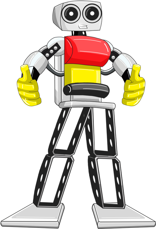 Picture Of Our Mascot Cye Iii - Robot (558x800)