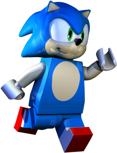 Lego Sonic Render By Thetunisiansonicfan - Cartoon (1024x576)
