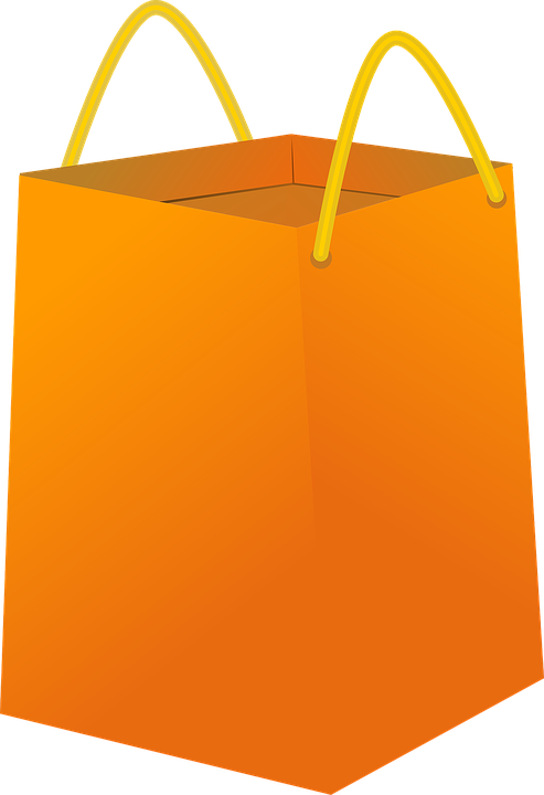 Shopping Basket Cliparts 23, Buy Clip Art - Shopping Bag Clip Art (493x720)