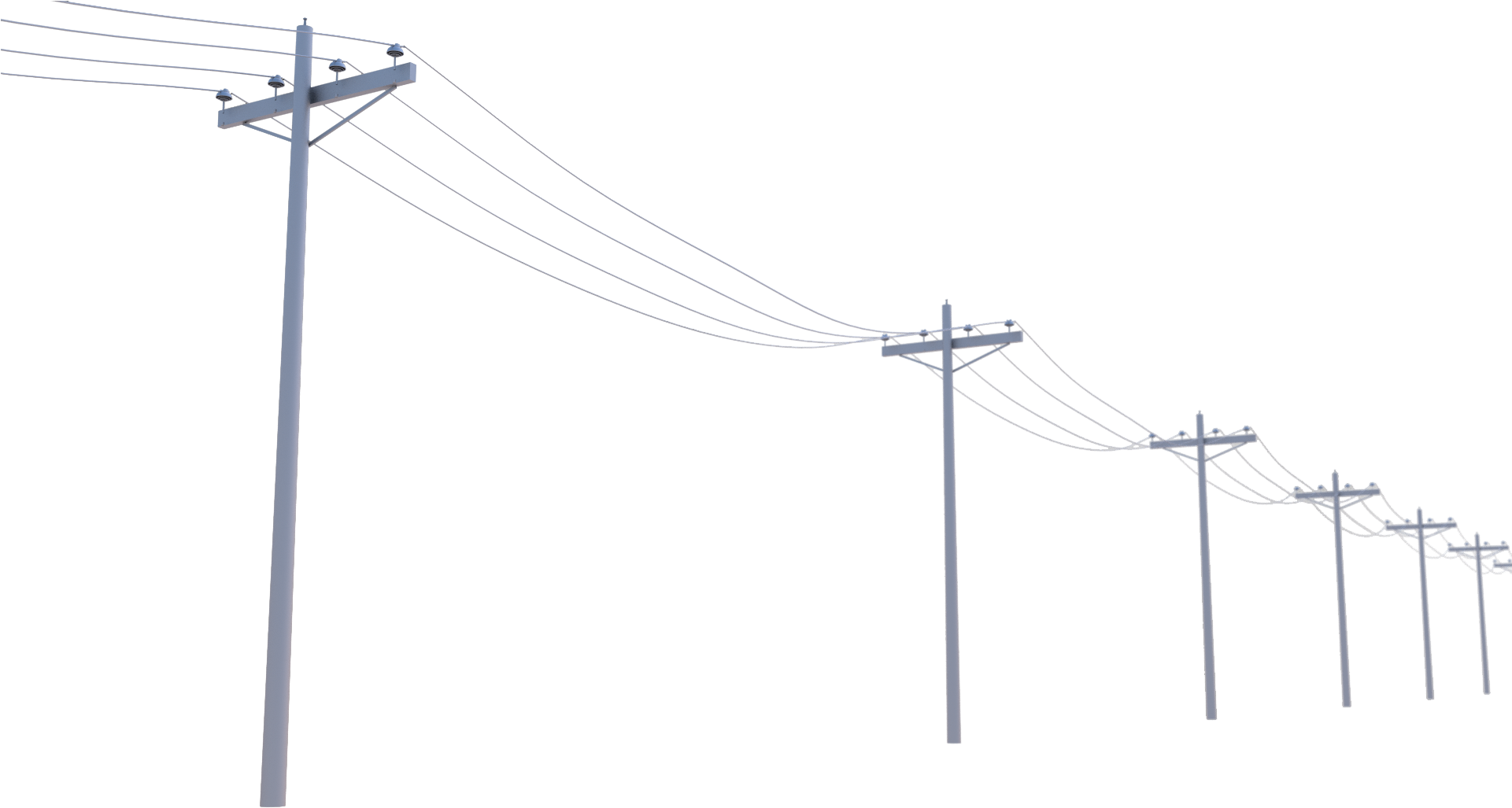 Utility Pole Clipart - Electricity Pole Png (1920x1080)