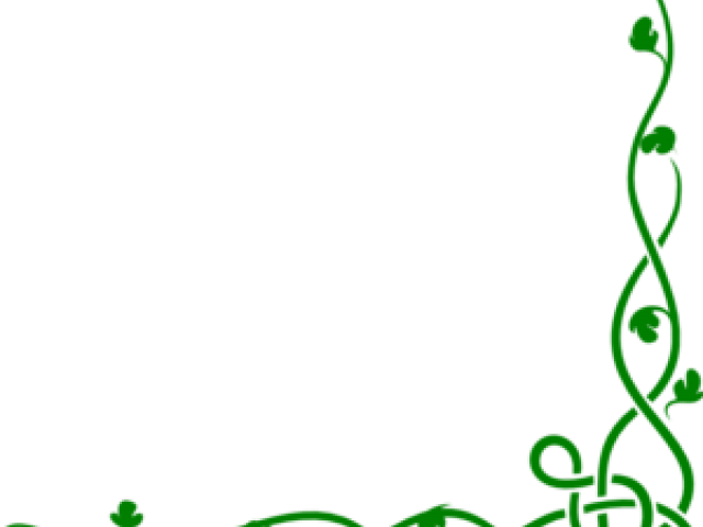 Vines Clipart Vine Leaves - A4 Size Sheet Border Design (640x480)