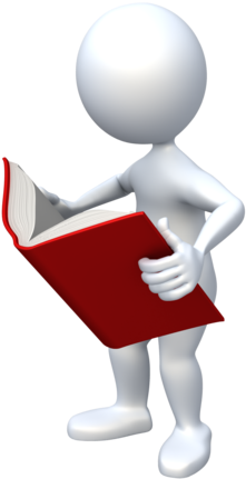 Girl 3d Figure - 3d Stick Figure Reading (375x500)