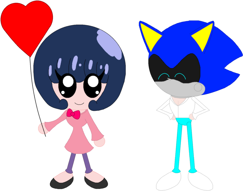 Mirage's Valentine Balloon And Blue's M - Cartoon (1014x788)