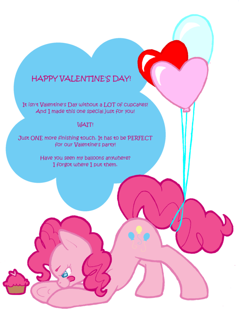 Pinkie Pie Valentine By Slightinsanity - Heart (787x1015)