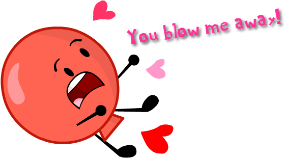 Balloon Valentine By Thetgrodz - Inanimate Insanity 2 Balloon (616x347)