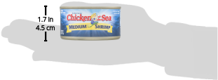 Chicken Of The Sea Medium Shrimp, - Tape Measure (400x400)