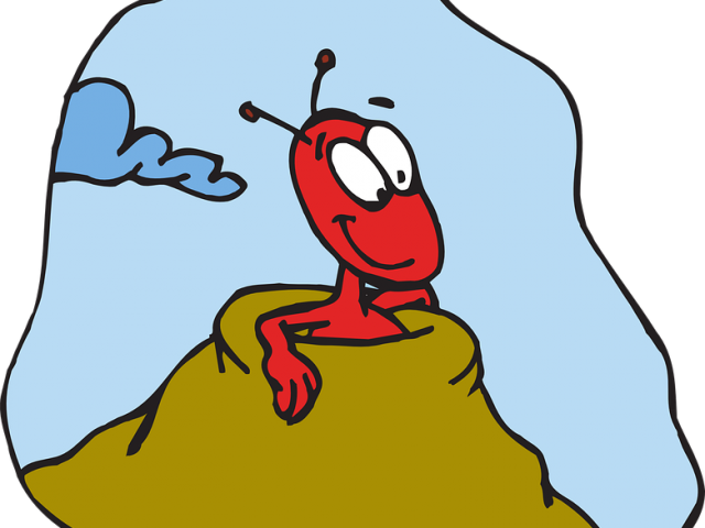Sand Clipart Ant Pile - Ant (640x480)