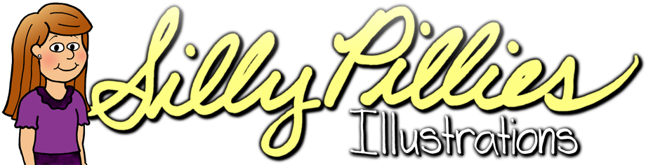 Silly Pillies Illustrations - Calligraphy (920x236)