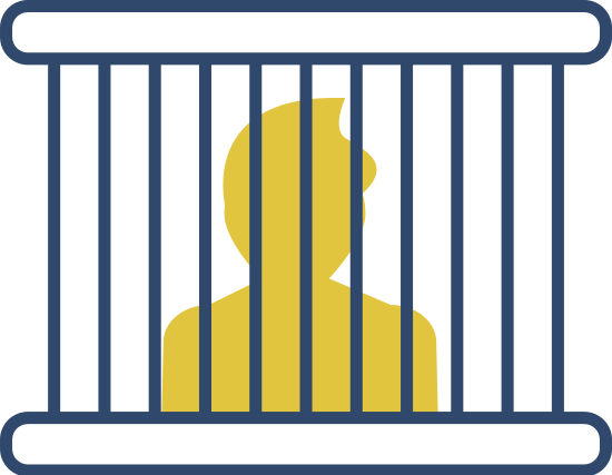 Character Of Young Man In Prison Grill - Character Of Young Man In Prison Grill (550x427)