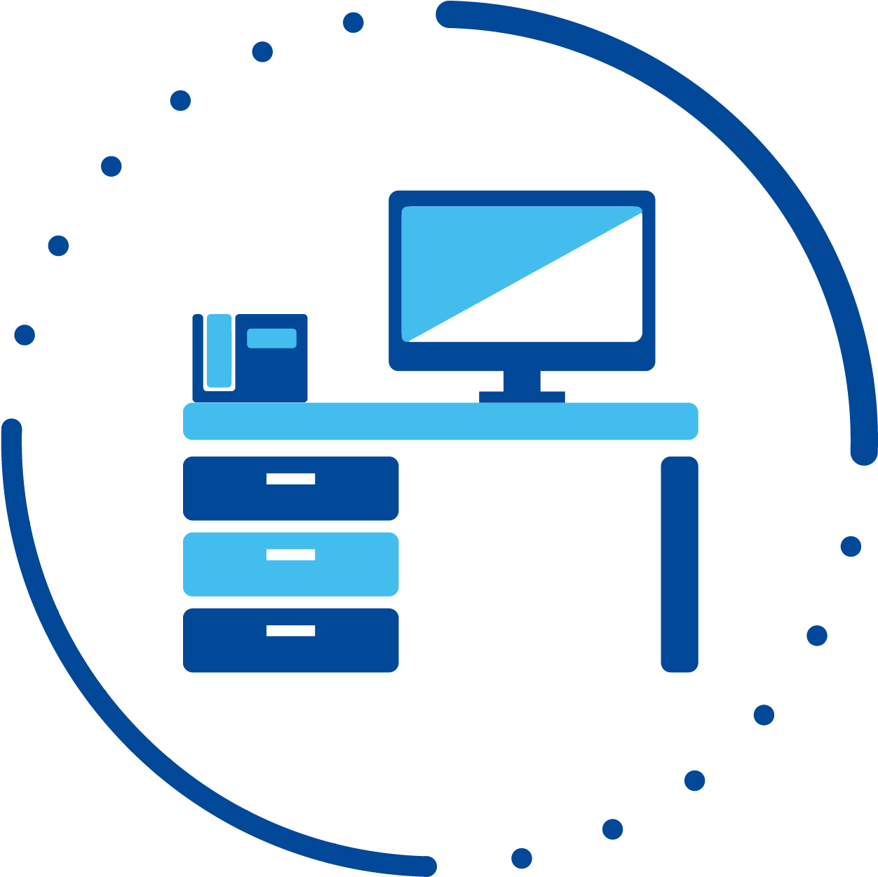 Effectively Control Office Communications Of All Users - Circle (1292x1292)