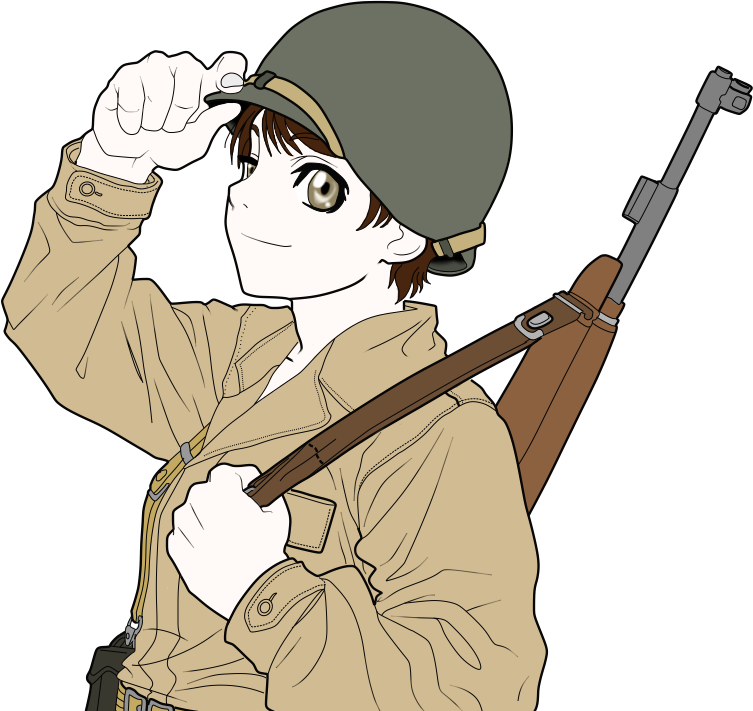 American Soldier Base Color By Fvsj - Cartoon (753x711)