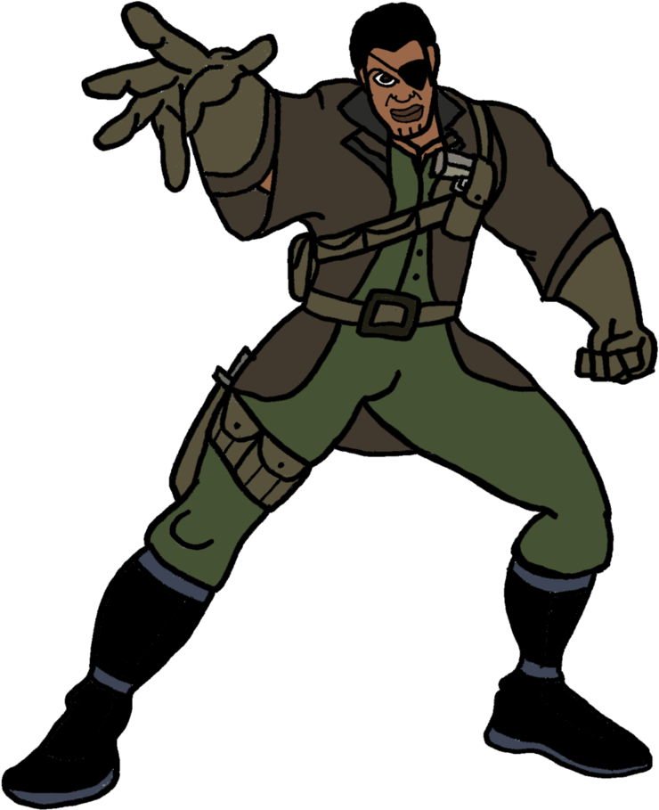 Ww2 Nick Fury By Jmk-prime - Cartoon (821x973)