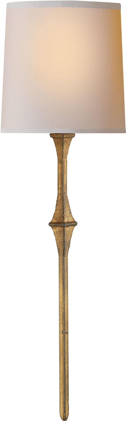 Gilded Iron With Natural Paper Shade Height Width Wall - Visual Comfort S2401gi-np Gilded Iron Studio Dauphine (1440x1440)