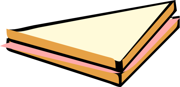 Ham And Cheese Sandwich Clipart 3 By Kendra - Clip Art Ham Sandwich (600x290)