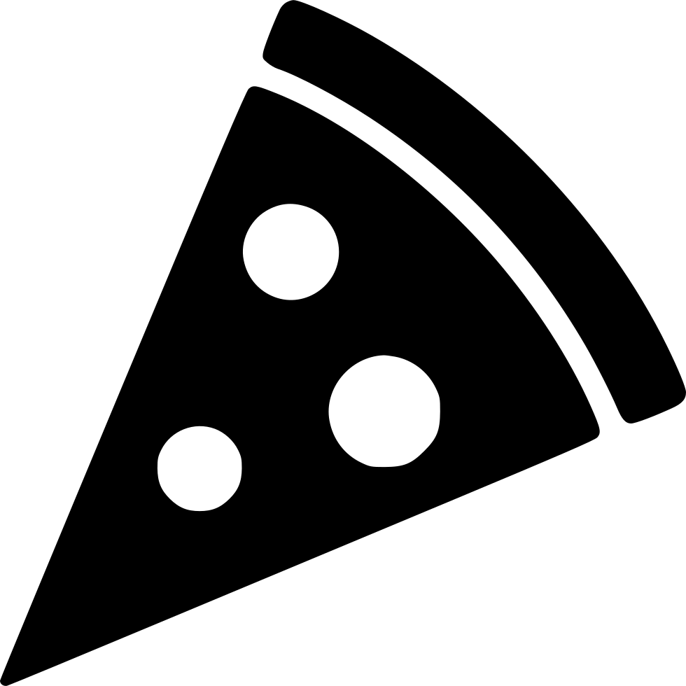 Pizza Slice Comments - Vector Graphics (980x980)